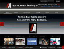Tablet Screenshot of importautosales.com